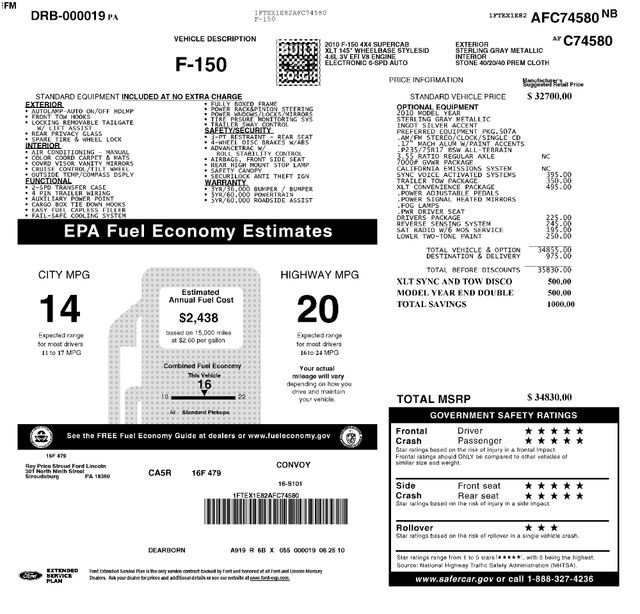 Used 2010 Ford F150 XL AWD/4WD image 24