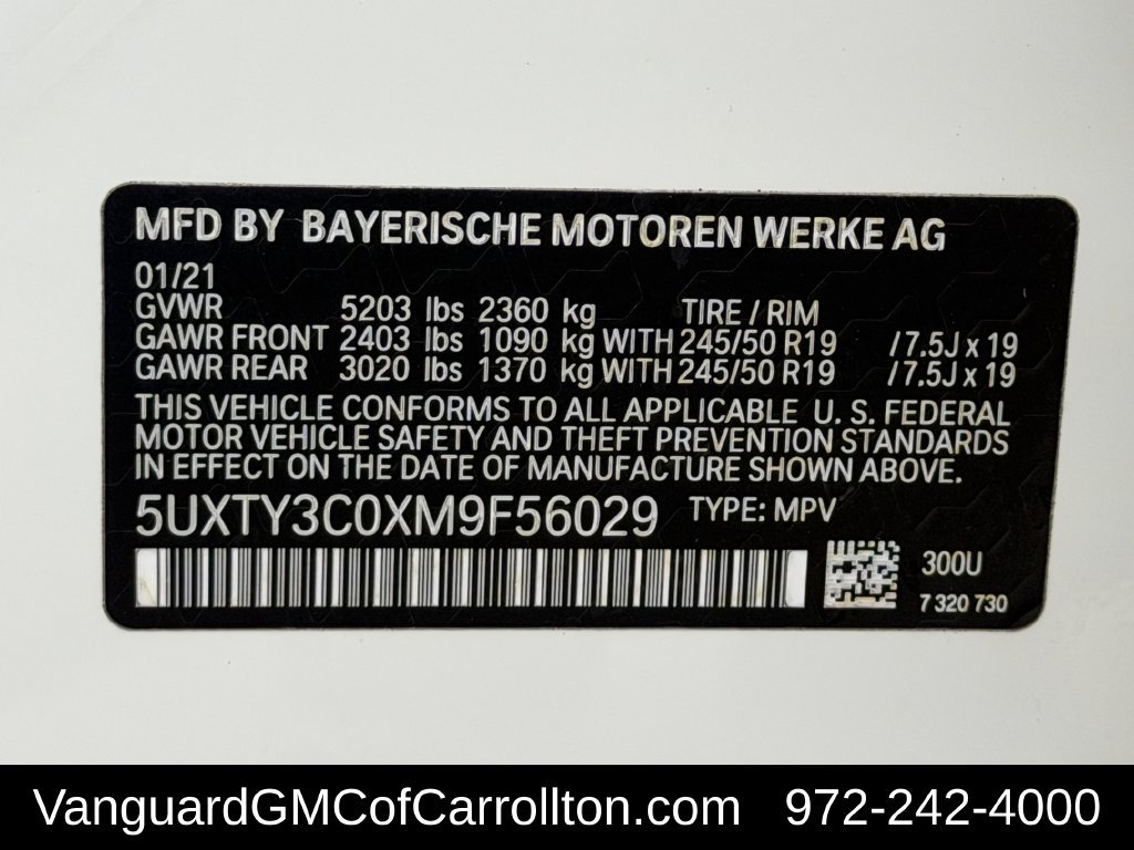 Used 2021 BMW X3 sDrive30i w/ Convenience Package RWD image 34