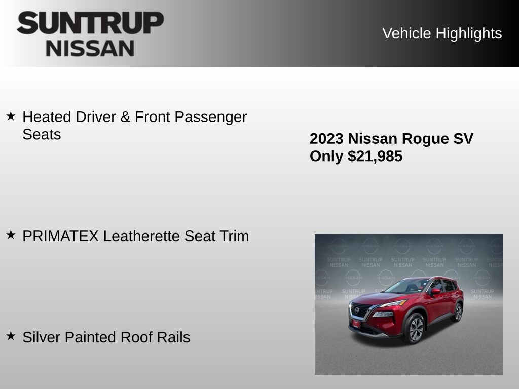 Used 2023 Nissan Rogue SV w/ SV Premium B Package FWD image 24