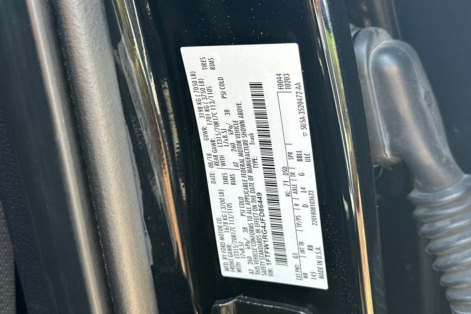 Used 2018 Ford F150 Raptor w/ Equipment Group 802A Luxury AWD/4WD image 28