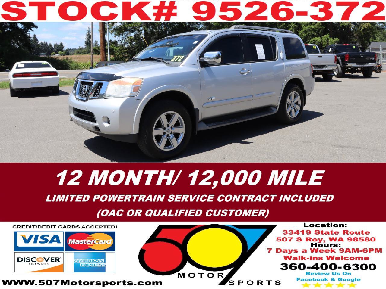 Used 2009 Nissan Armada LE w/ Technology Pkg AWD/4WD image 3