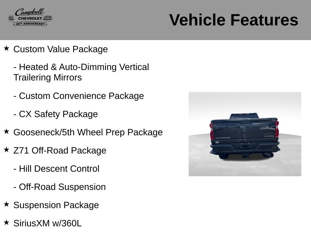 Used 2024 Chevrolet Silverado 2500 Custom w/ Custom Value Package AWD/4WD image 31