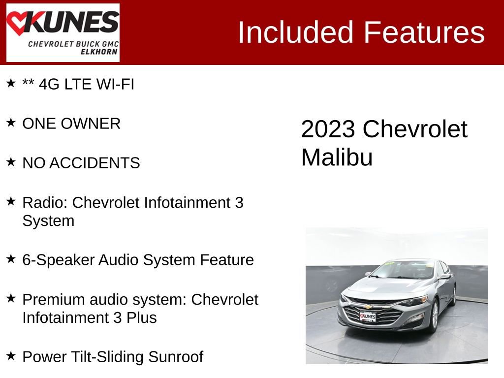Used 2023 Chevrolet Malibu LT image 3