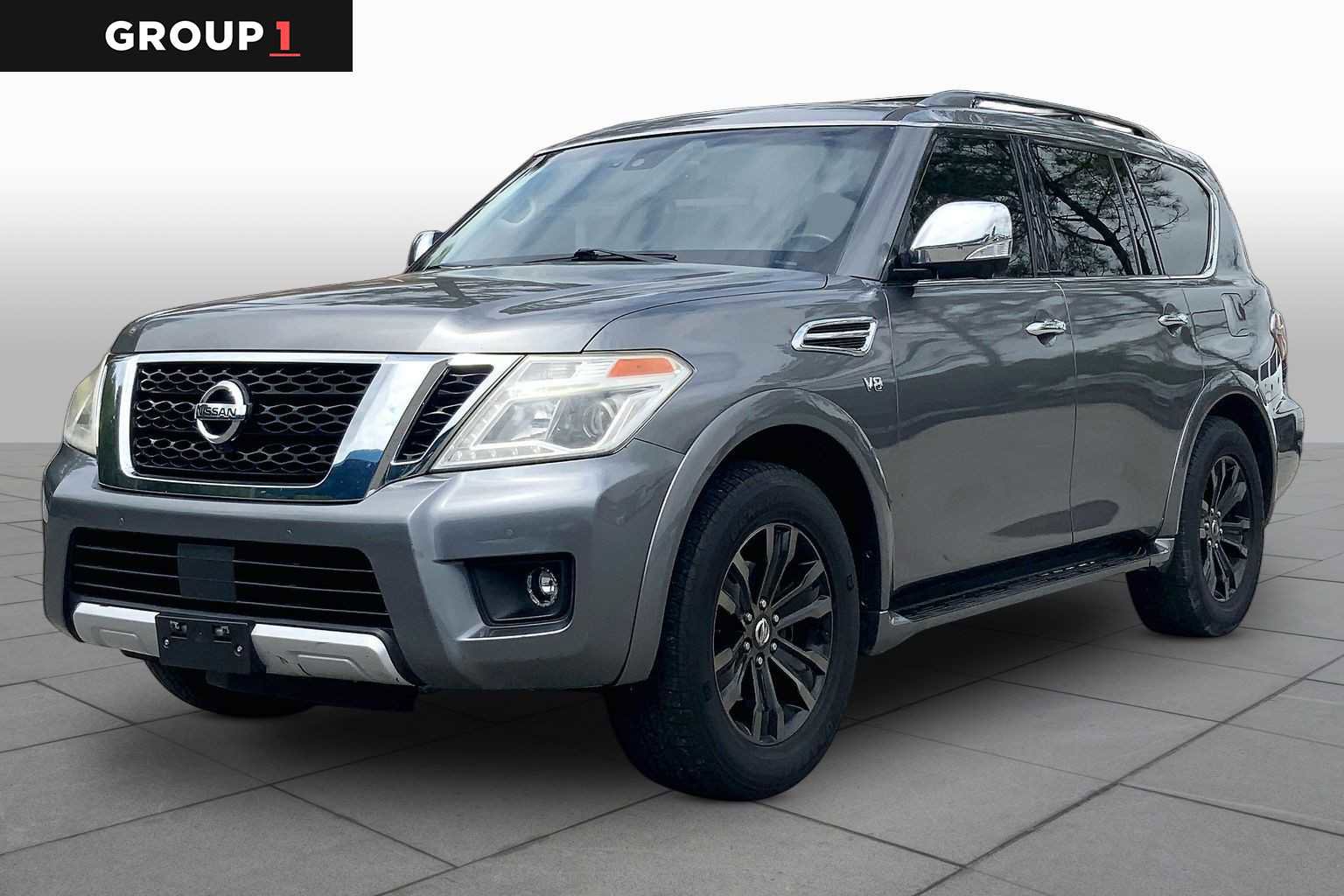Used 2017 Nissan Armada Platinum w/ Captain Seat Package AWD/4WD video 1