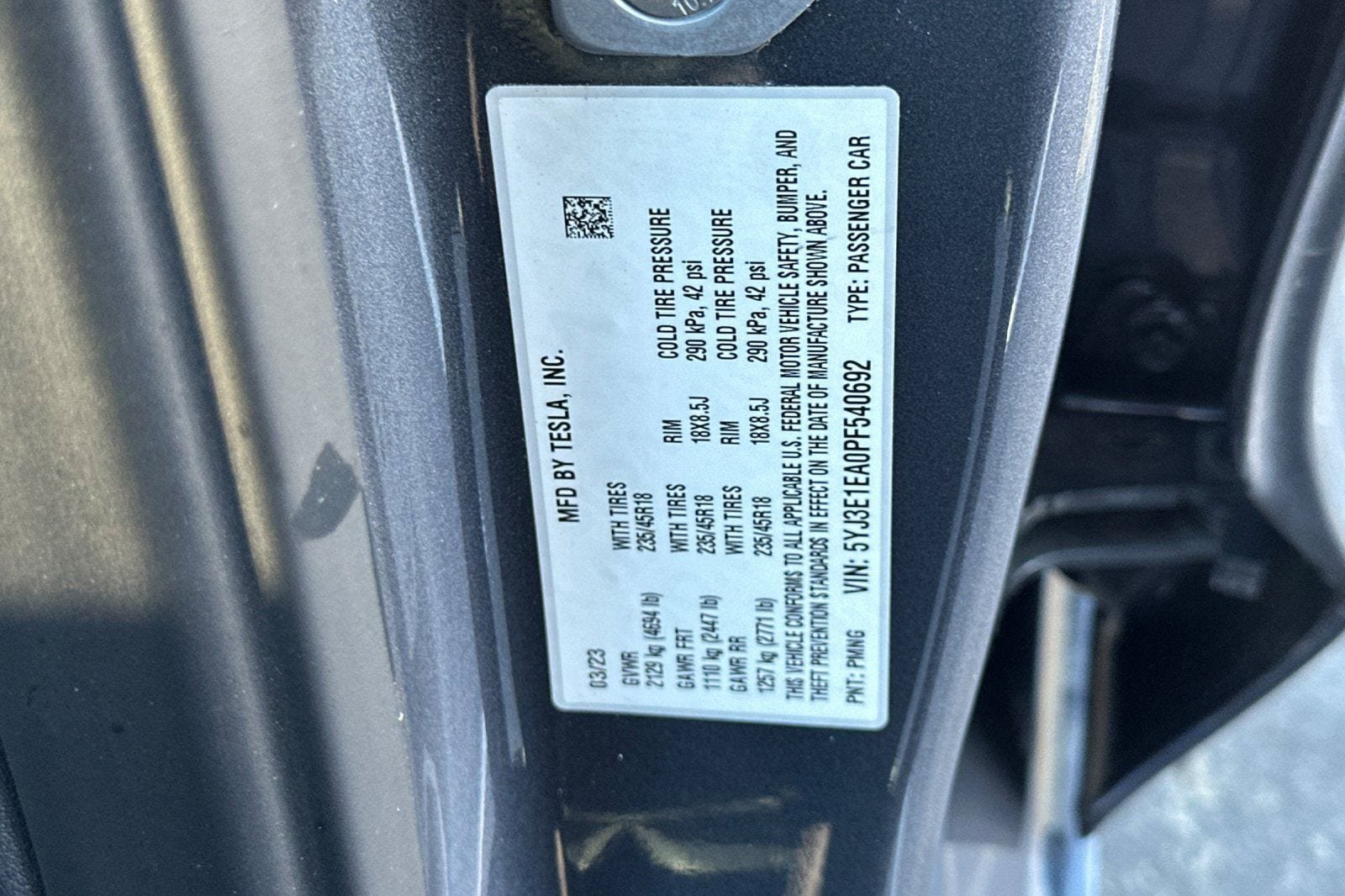 Used 2023 Tesla Model 3 Standard Range RWD image 27
