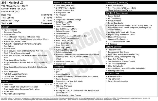 Used 2021 Kia Soul LX image 5