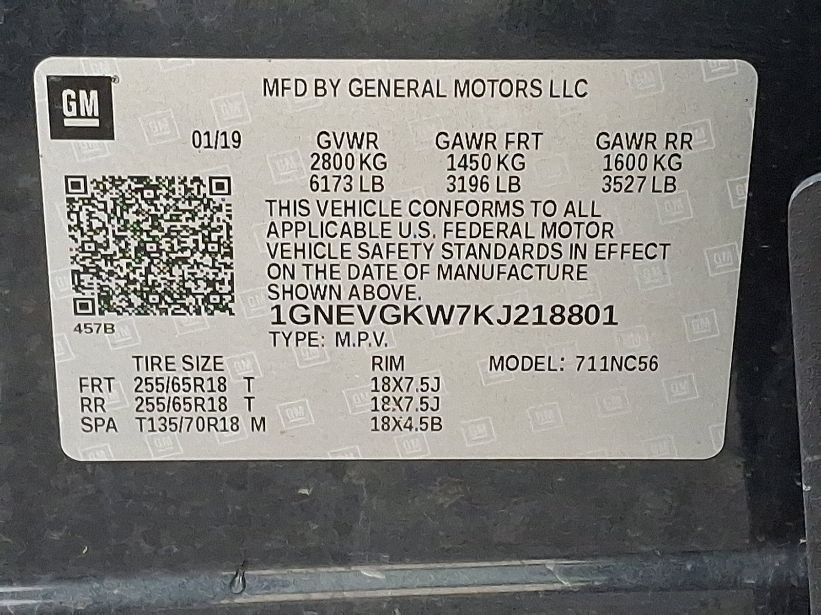 Certified 2019 Chevrolet Traverse LT image 27