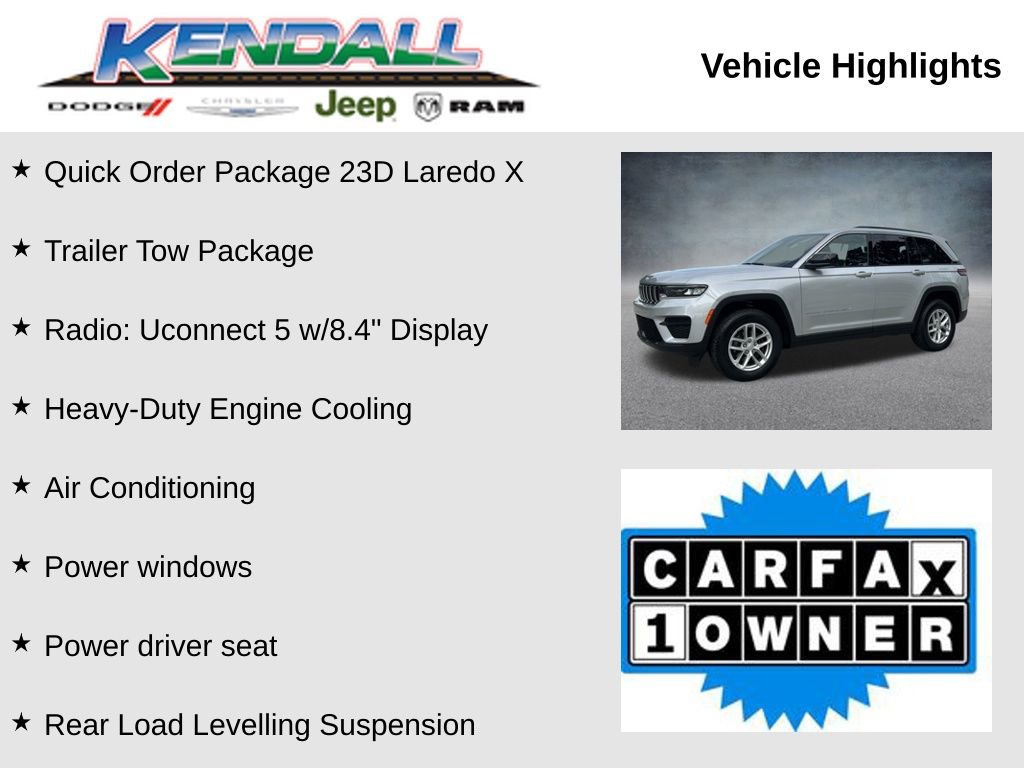 Certified 2024 Jeep Grand Cherokee Laredo X w/ Trailer Tow Package image 4