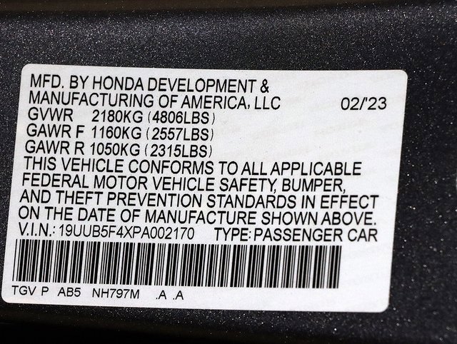 Certified 2023 Acura TLX w/ Technology Package image 37