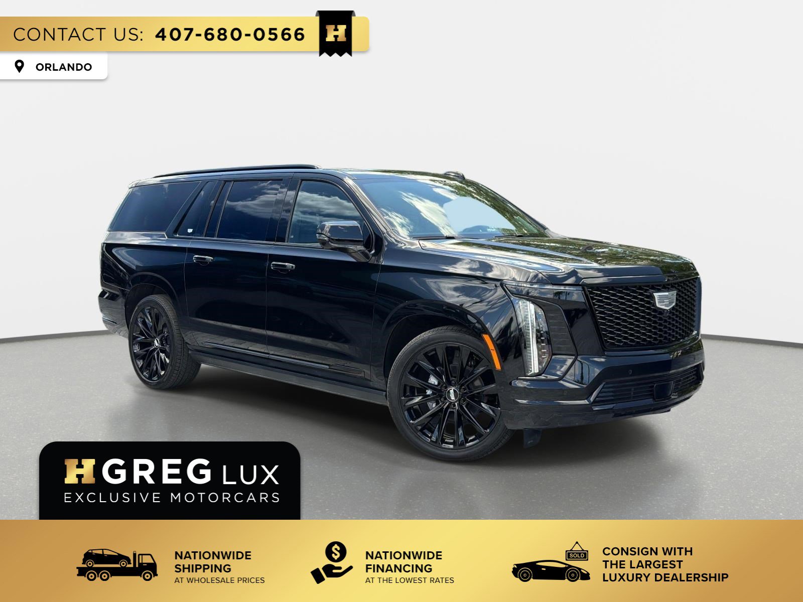 Used 2026 Cadillac Escalade ESV Platinum Sport w/ LPO, ONYX Package image 1