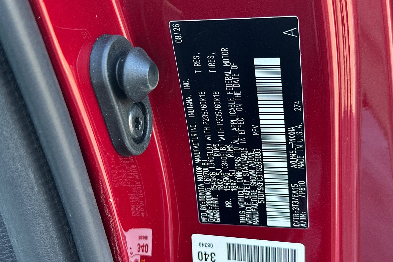 New 2026 Toyota Sienna XLE AWD/4WD image 28