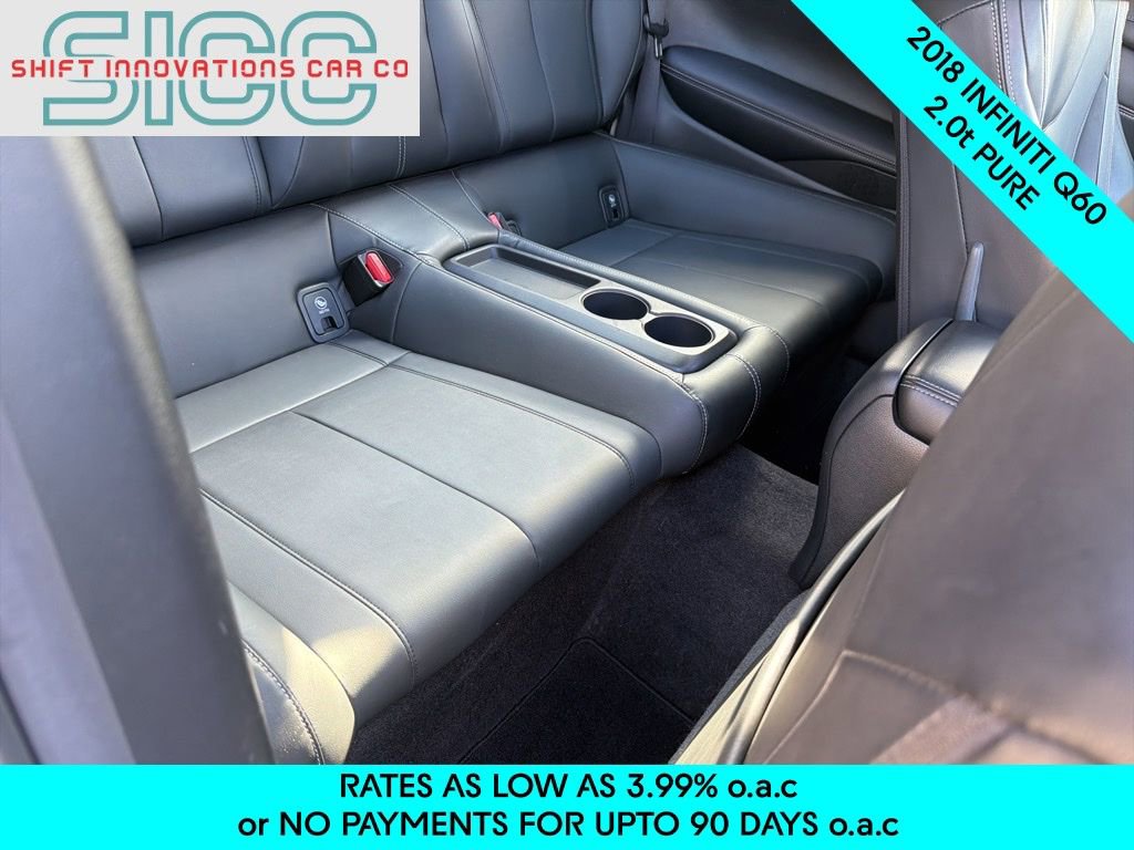 Used 2018 INFINITI Q60 2.0t w/ Moonroof Package RWD image 22