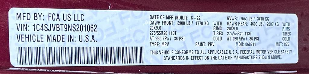 Used 2022 Jeep Wagoneer Series II image 61