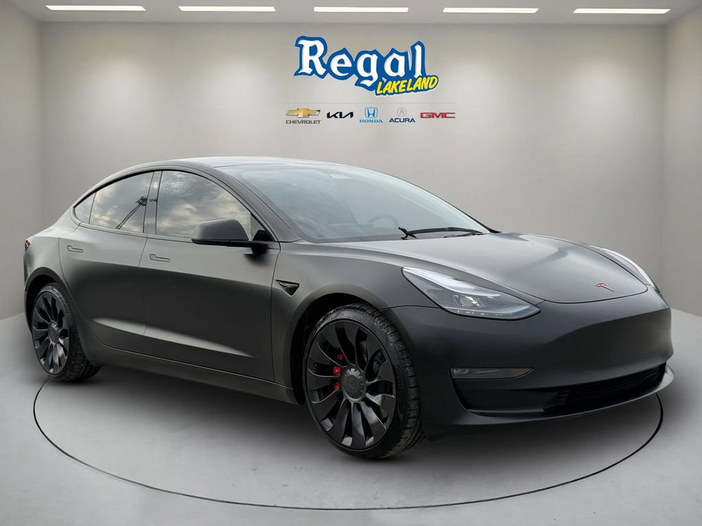 Used 2022 Tesla Model 3 Performance AWD/4WD image 1