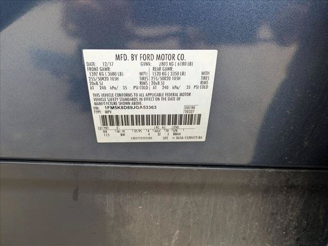 Used 2018 Ford Explorer XLT w/ Equipment Group 202A AWD/4WD image 15