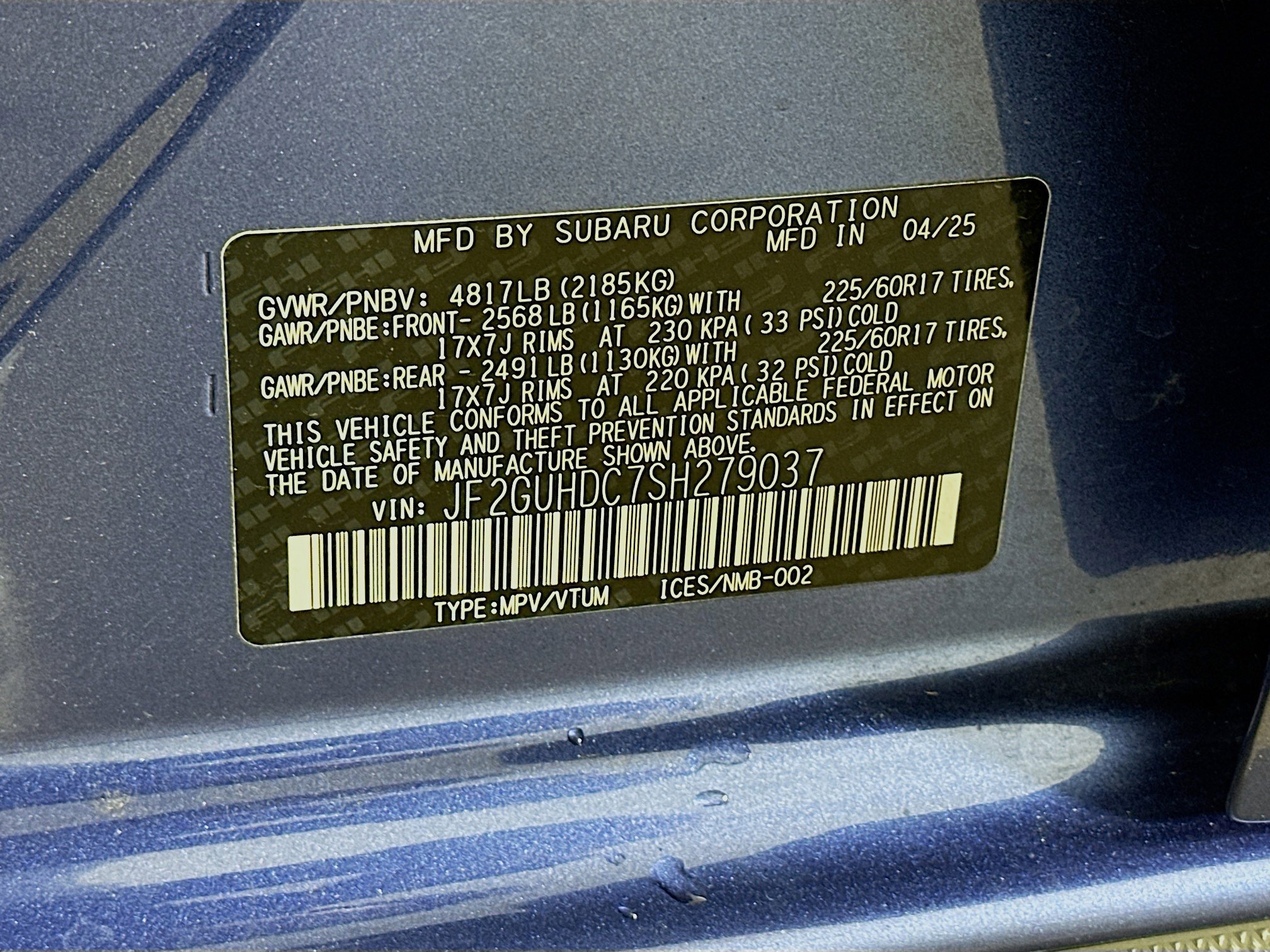 Used 2025 Subaru Crosstrek 2.0i Premium image 12