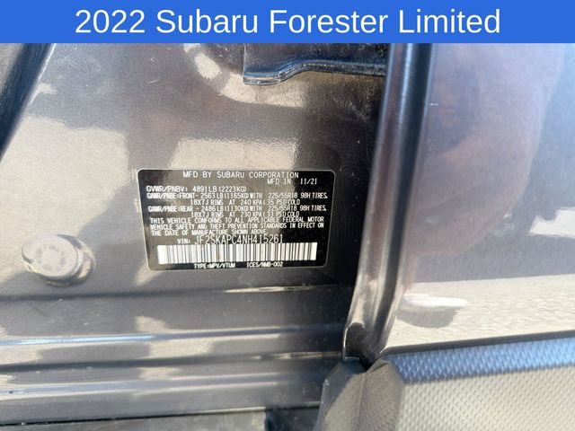 Used 2022 Subaru Forester Limited AWD/4WD image 31