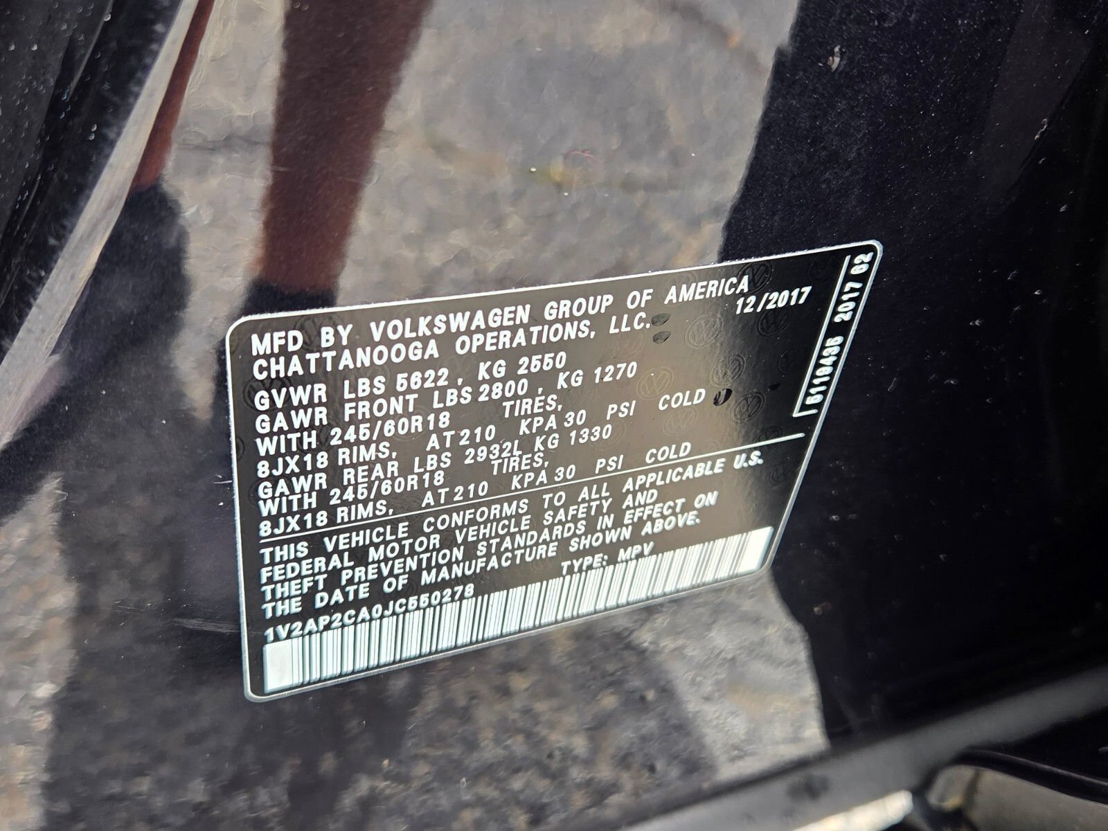Used 2018 Volkswagen Atlas S FWD image 19