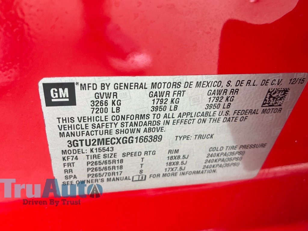 Used 2016 GMC Sierra 1500 SLE w/ SLE Value Package AWD/4WD image 22