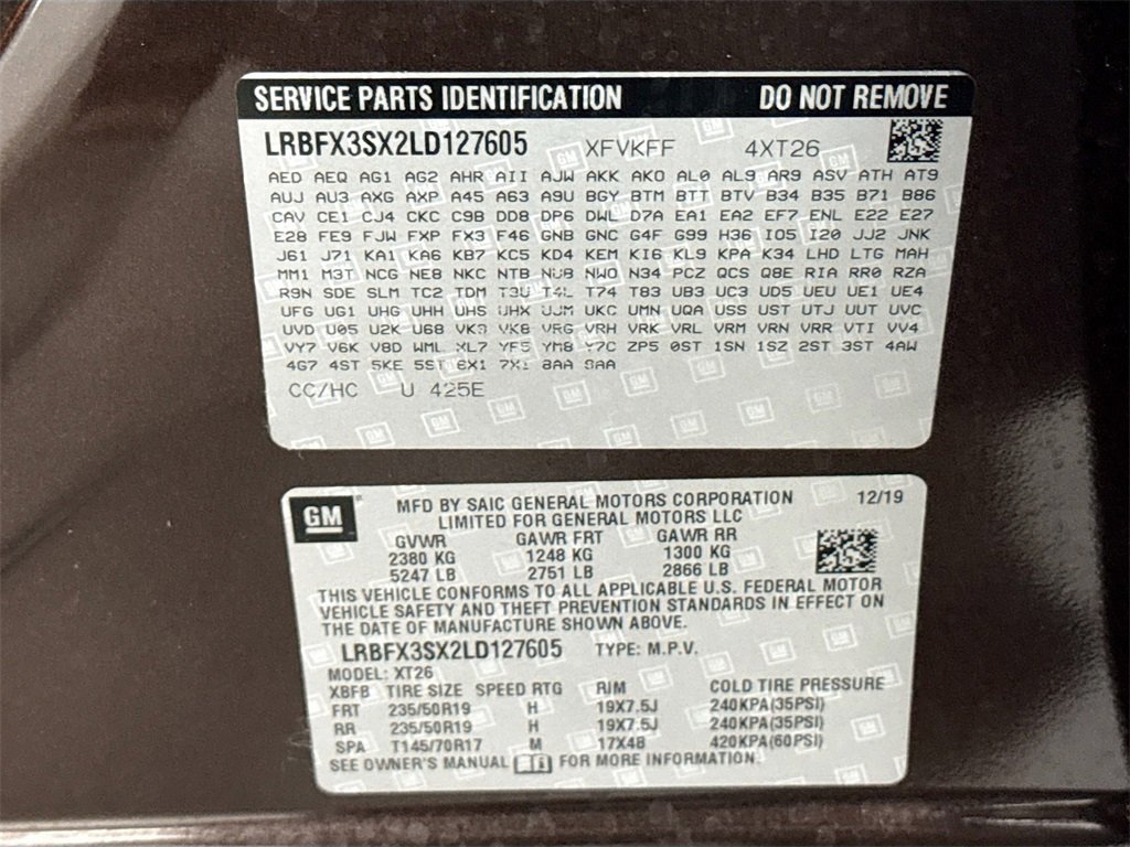 Used 2020 Buick Envision Premium w/ LPO, Active Package image 29