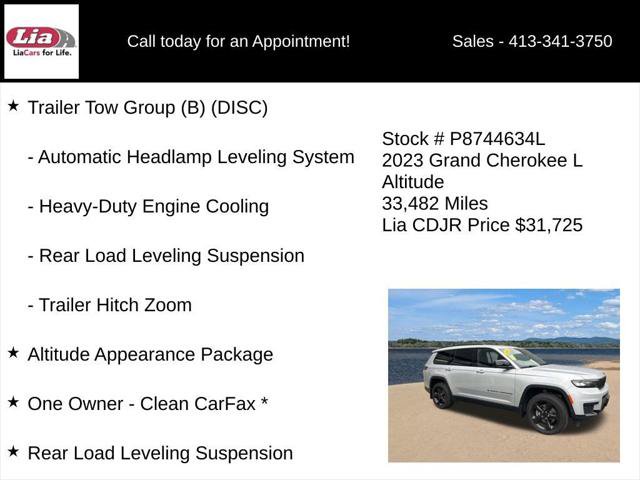 Certified 2023 Jeep Grand Cherokee L Laredo AWD/4WD image 21