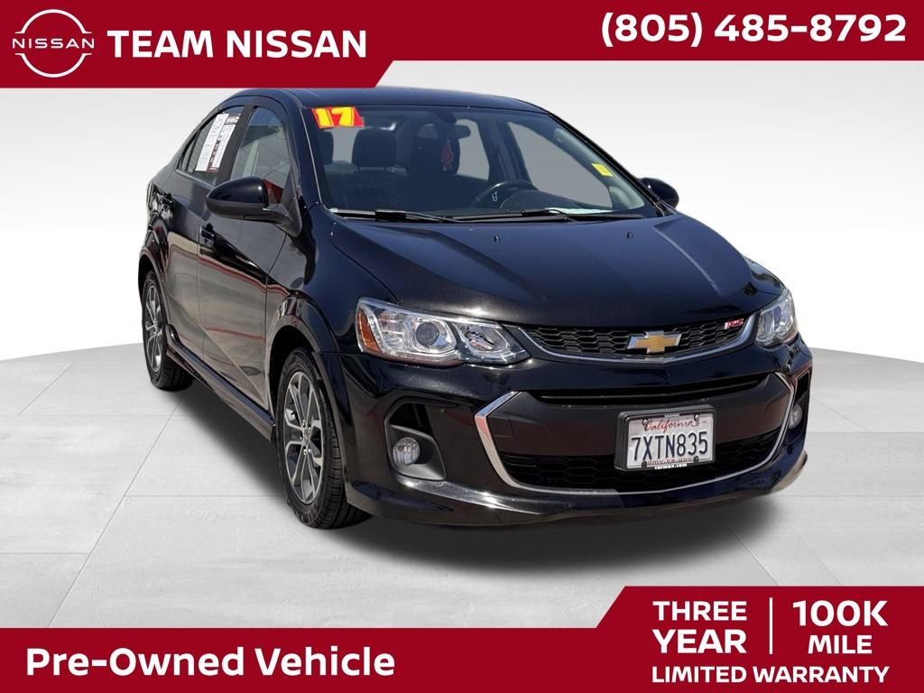 Used 2017 Chevrolet Sonic LT w/ RS Package FWD image 1
