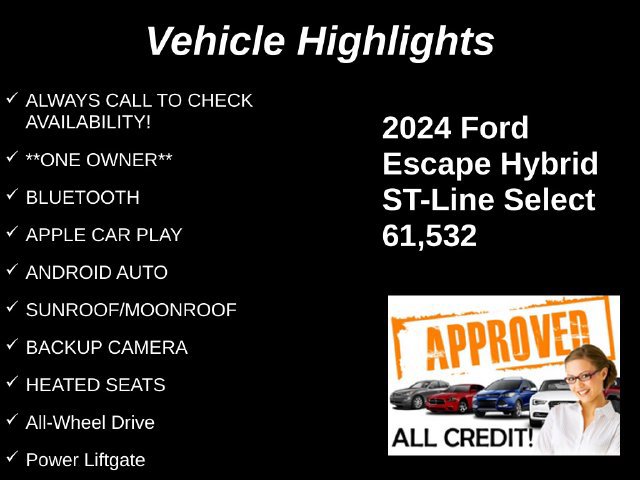 Used 2024 Ford Escape ST-Line Select AWD/4WD image 9