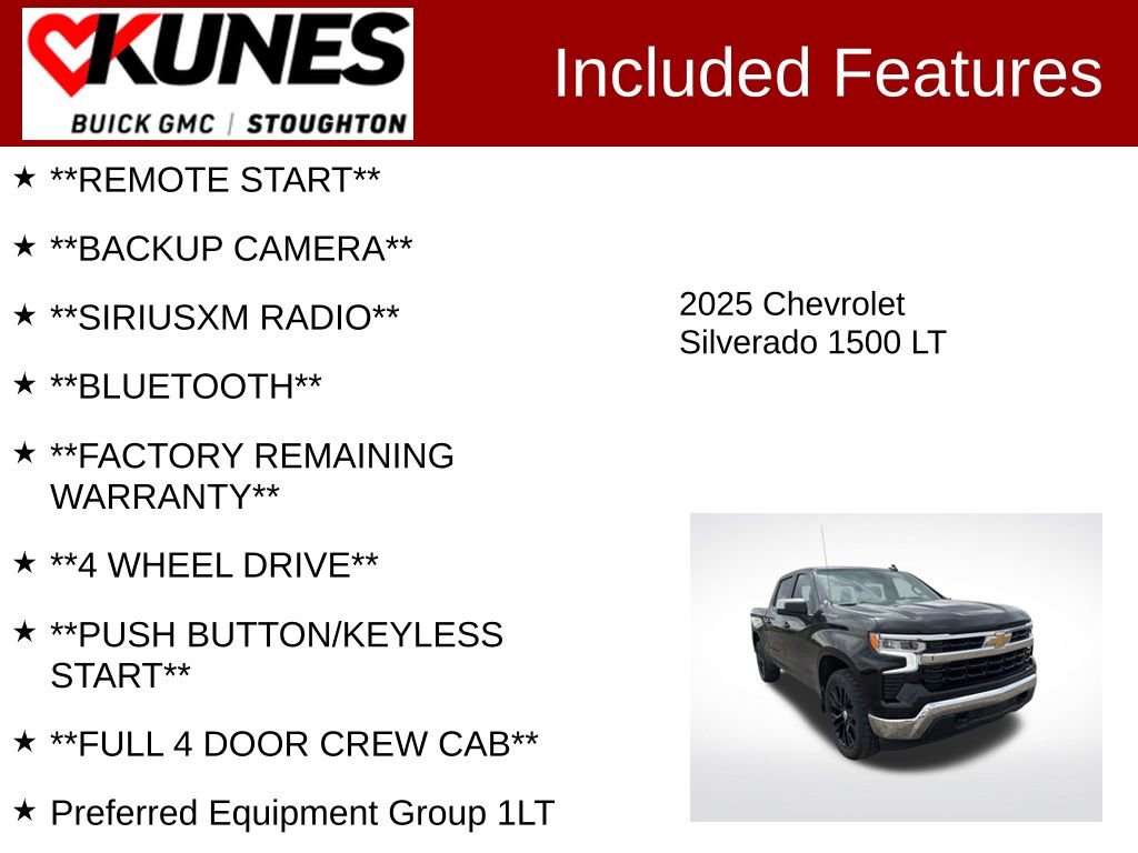 Used 2025 Chevrolet Silverado 1500 LT AWD/4WD image 2