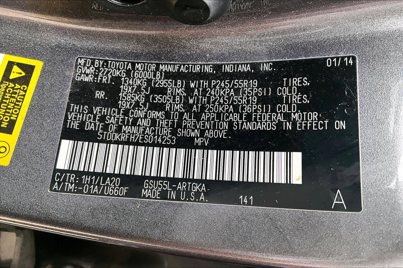 Used 2014 Toyota Highlander Limited Platinum AWD/4WD image 36