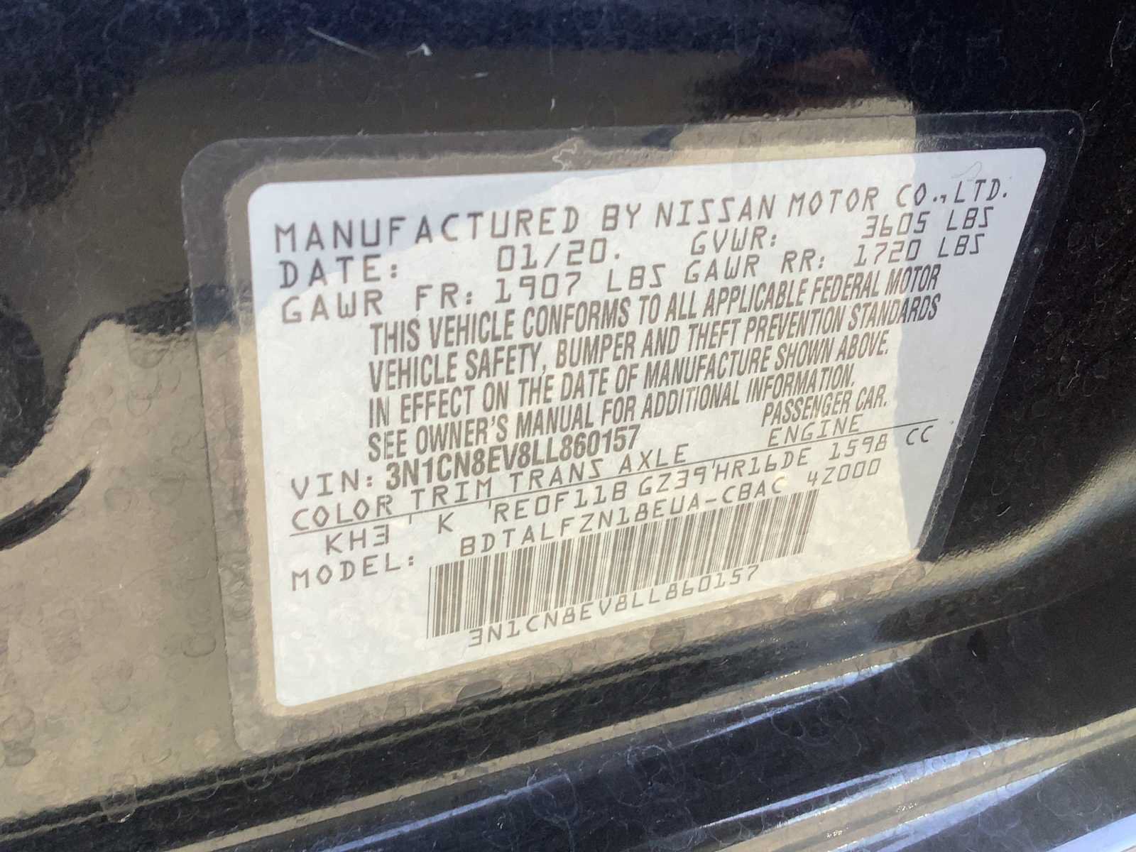 Used 2020 Nissan Versa SV FWD image 21