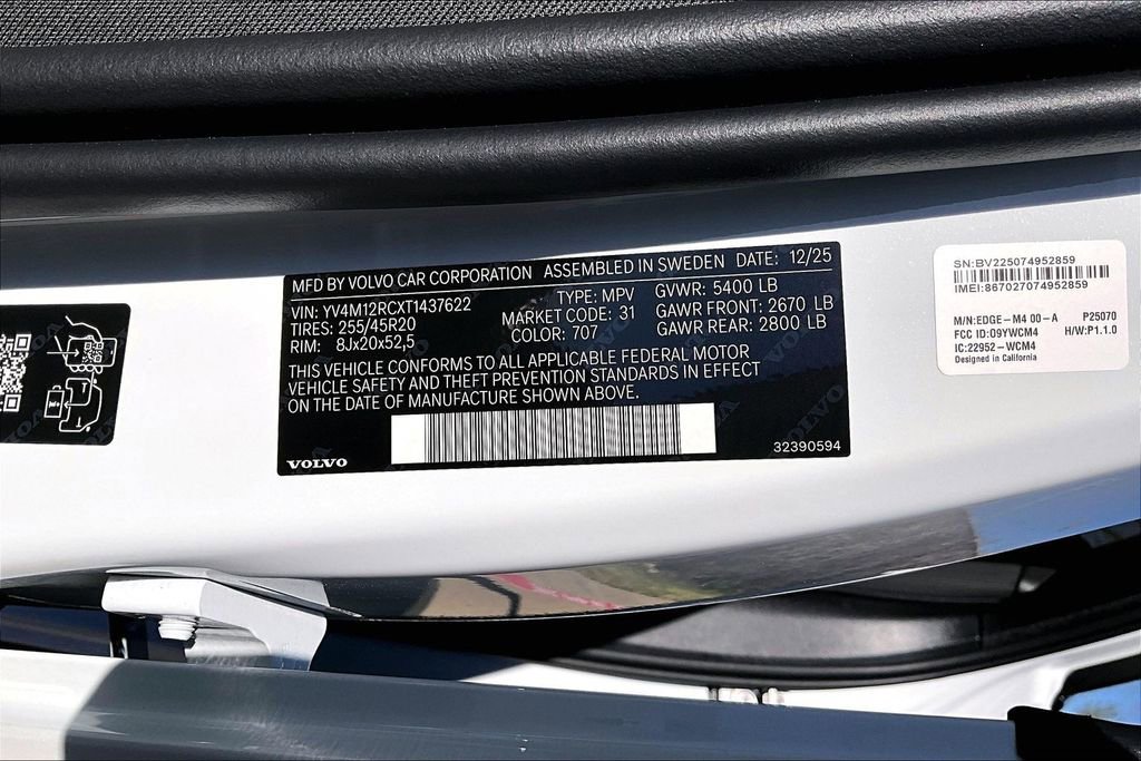 New 2026 Volvo XC60 B5 Plus w/ Protection Package Premier AWD/4WD image 36