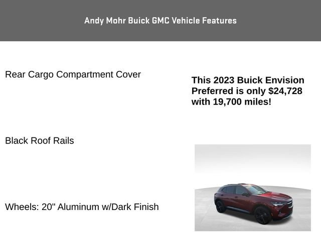 Used 2023 Buick Envision Preferred w/ Sport Touring Package image 20