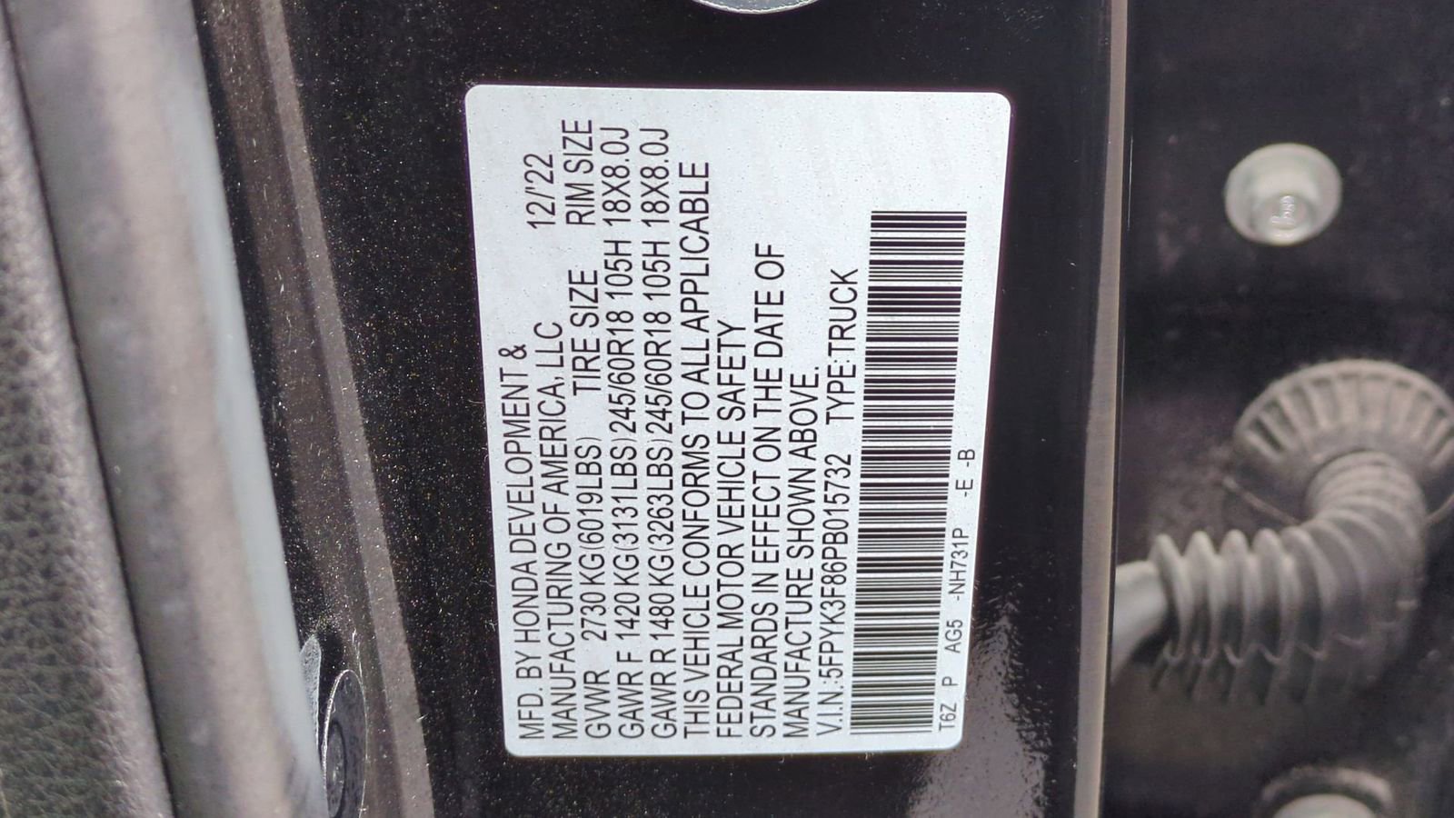 Used 2023 Honda Ridgeline Black Edition image 38