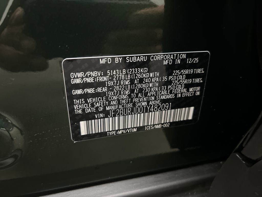 Certified 2026 Subaru Outback Touring XT AWD/4WD image 33