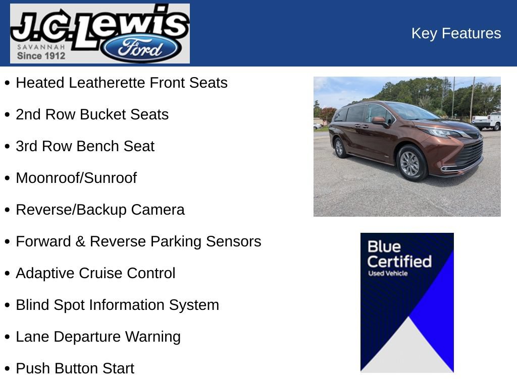 Used 2021 Toyota Sienna XLE AWD/4WD image 31