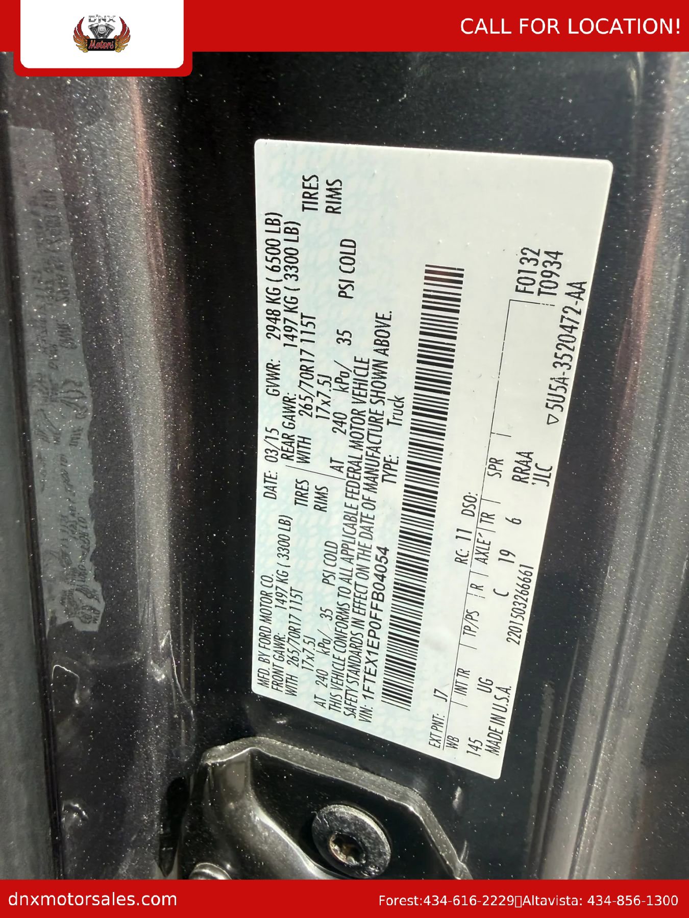 Used 2015 Ford F150 XLT w/ Equipment Group 301A Mid AWD/4WD image 17