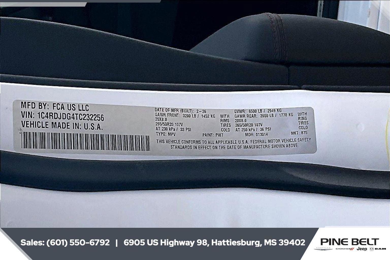 New 2026 Dodge Durango GT image 7