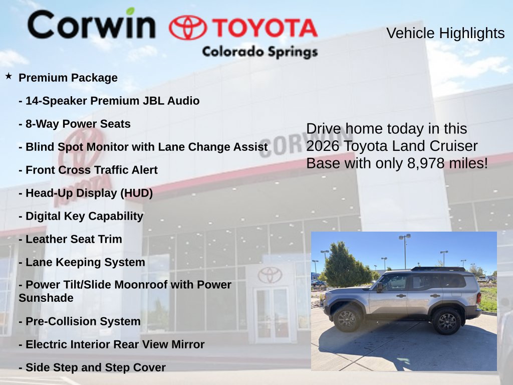 Used 2026 Toyota Land Cruiser w/ Premium Package AWD/4WD image 6