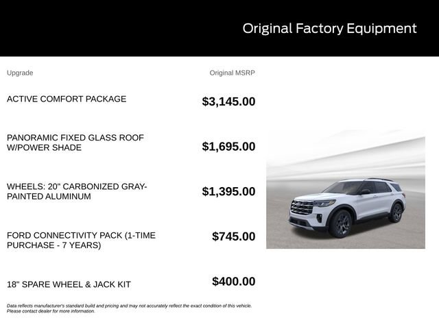 New 2026 Ford Explorer Active w/ Active Comfort Package AWD/4WD image 9