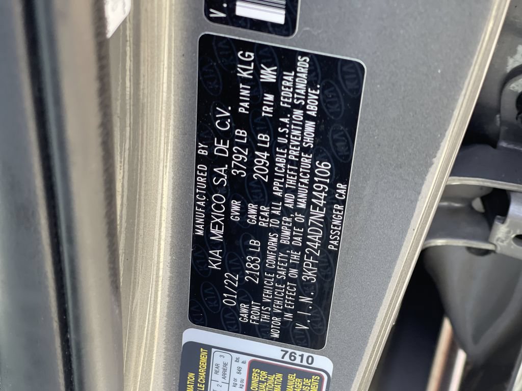 Used 2022 Kia Forte LXS FWD image 36