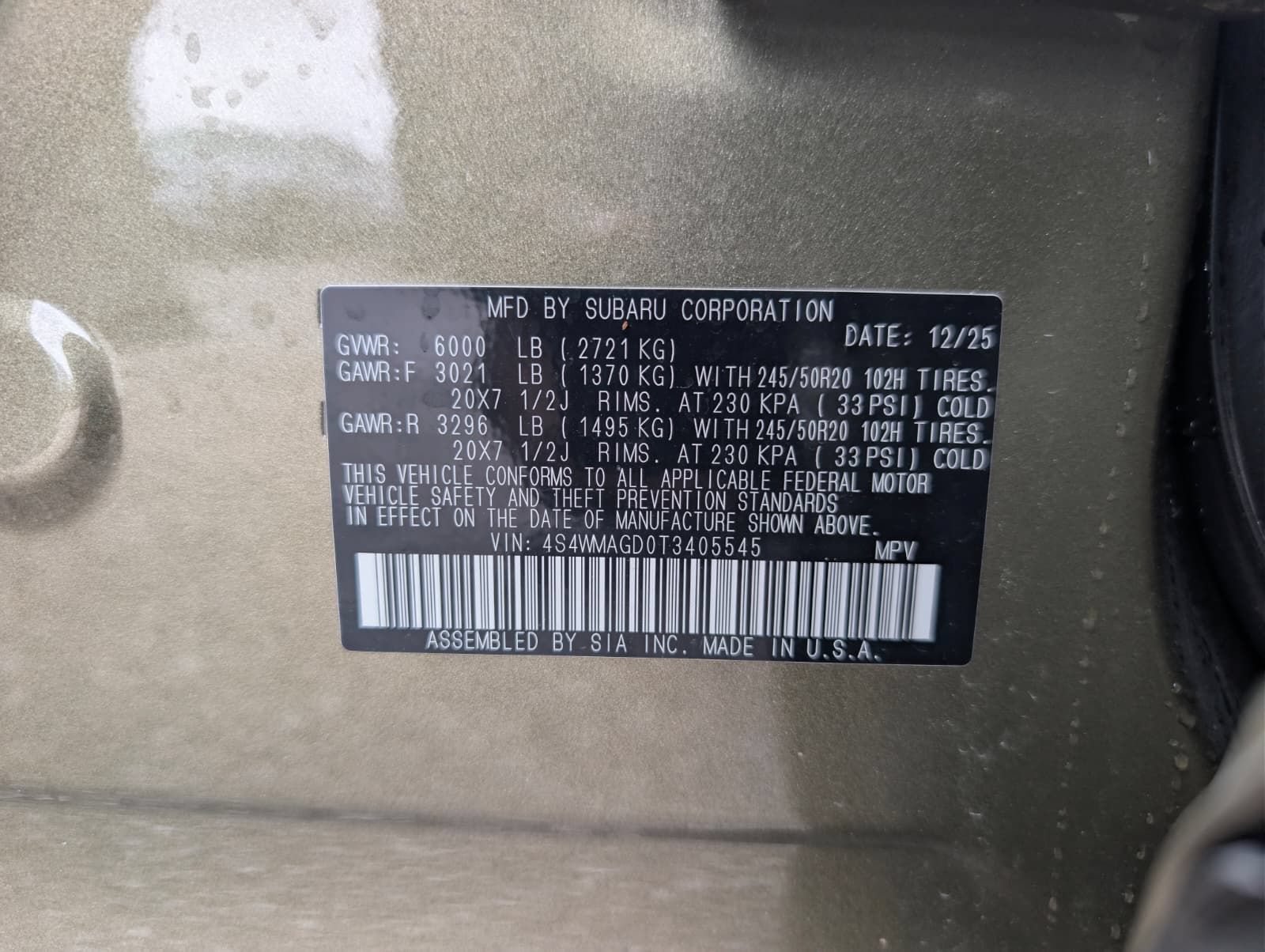 Certified 2026 Subaru Ascent Limited AWD/4WD image 41