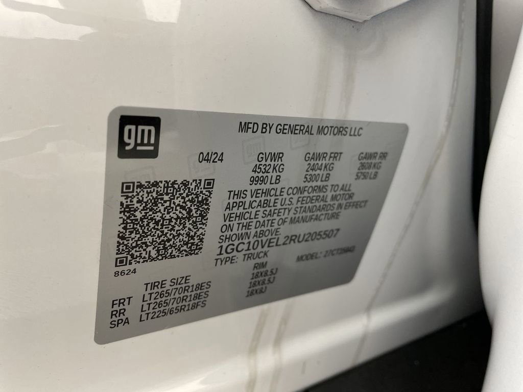 New 2024 Chevrolet Silverado EV W/T image 33