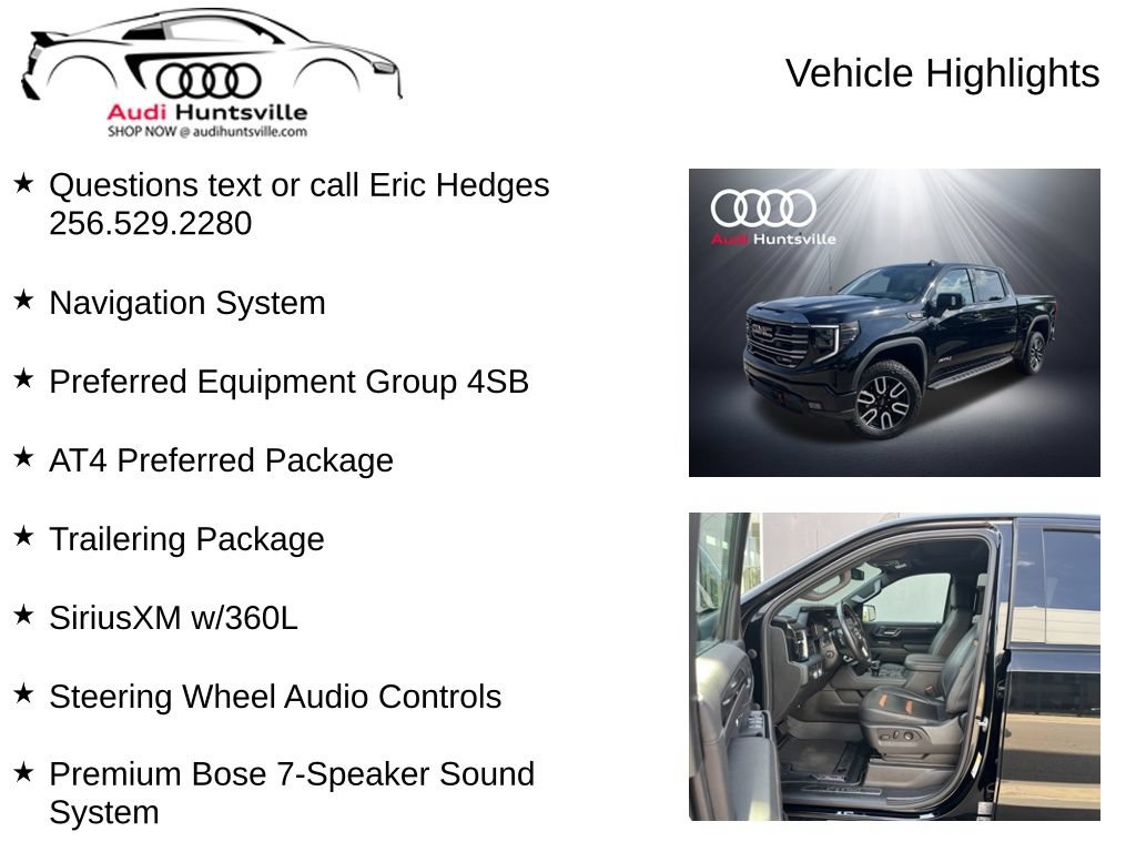 Used 2023 GMC Sierra 1500 AT4 w/ AT4 Preferred Package AWD/4WD image 6