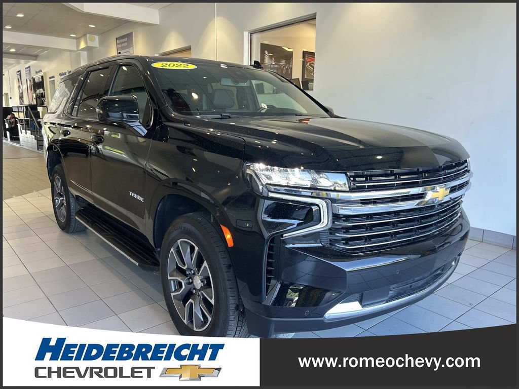 Used 2022 Chevrolet Tahoe LT w/ LT Signature Plus Package AWD/4WD image 1