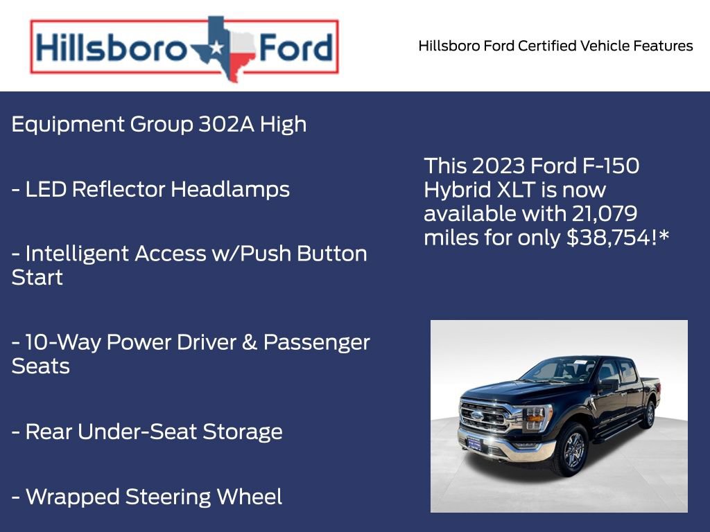 Used 2023 Ford F150 XLT w/ Equipment Group 302A High image 13