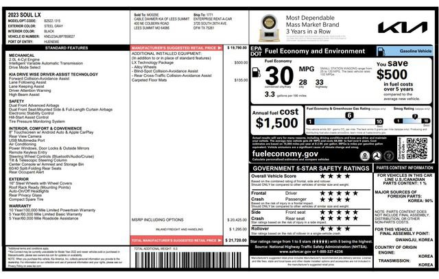 Used 2023 Kia Soul LX w/ LX Technology Package image 17