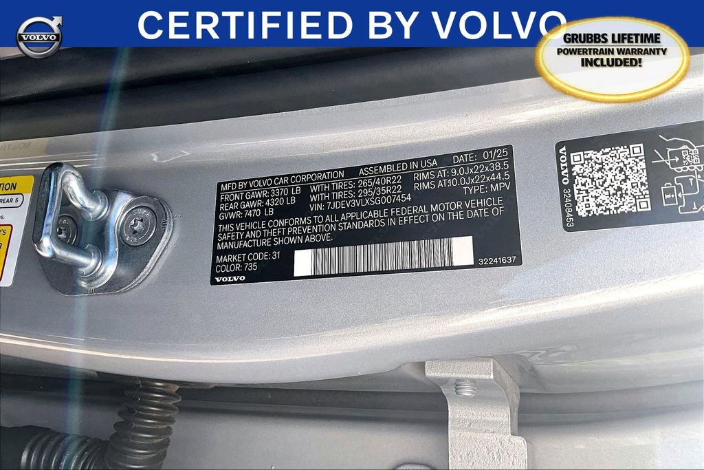 Certified 2025 Volvo EX90 Ultra image 44