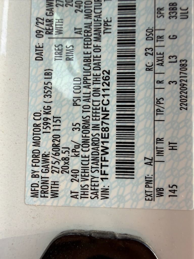 Used 2022 Ford F150 Lariat AWD/4WD image 5