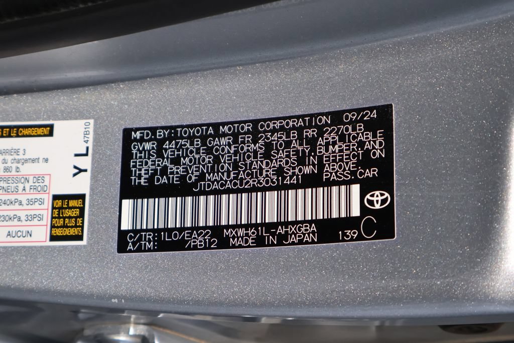 Certified 2024 Toyota Prius Prime FWD image 65