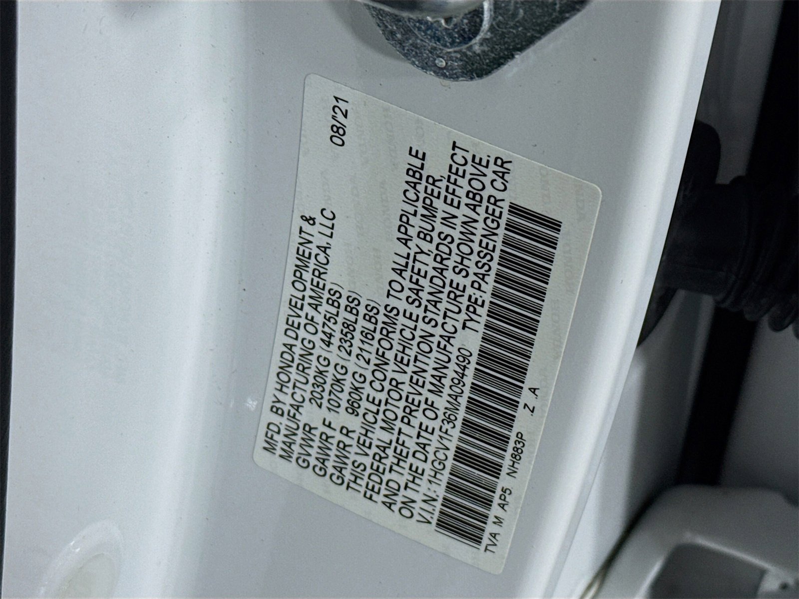 Used 2021 Honda Accord Sport image 23